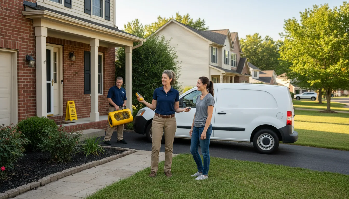 Water restoration image for Emergency Water Removal Services in Mowrystown, OH